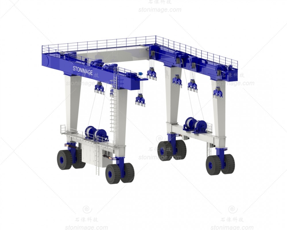 Grua móvel de barco