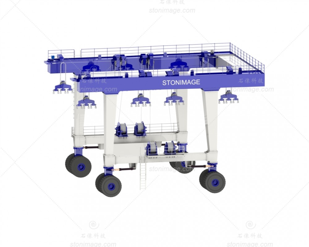 Grua móvel de barco