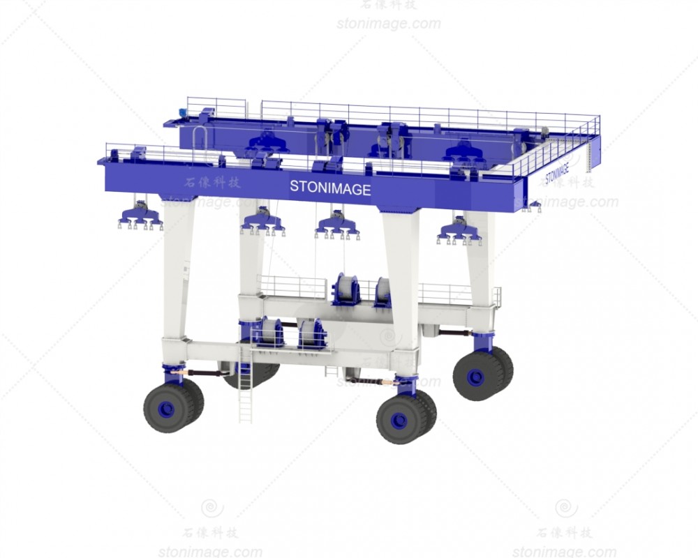 Grua móvel de barco