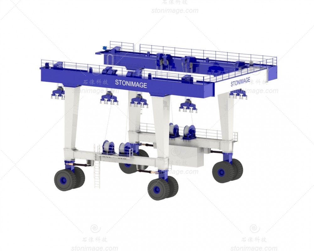 Grua móvel de barco