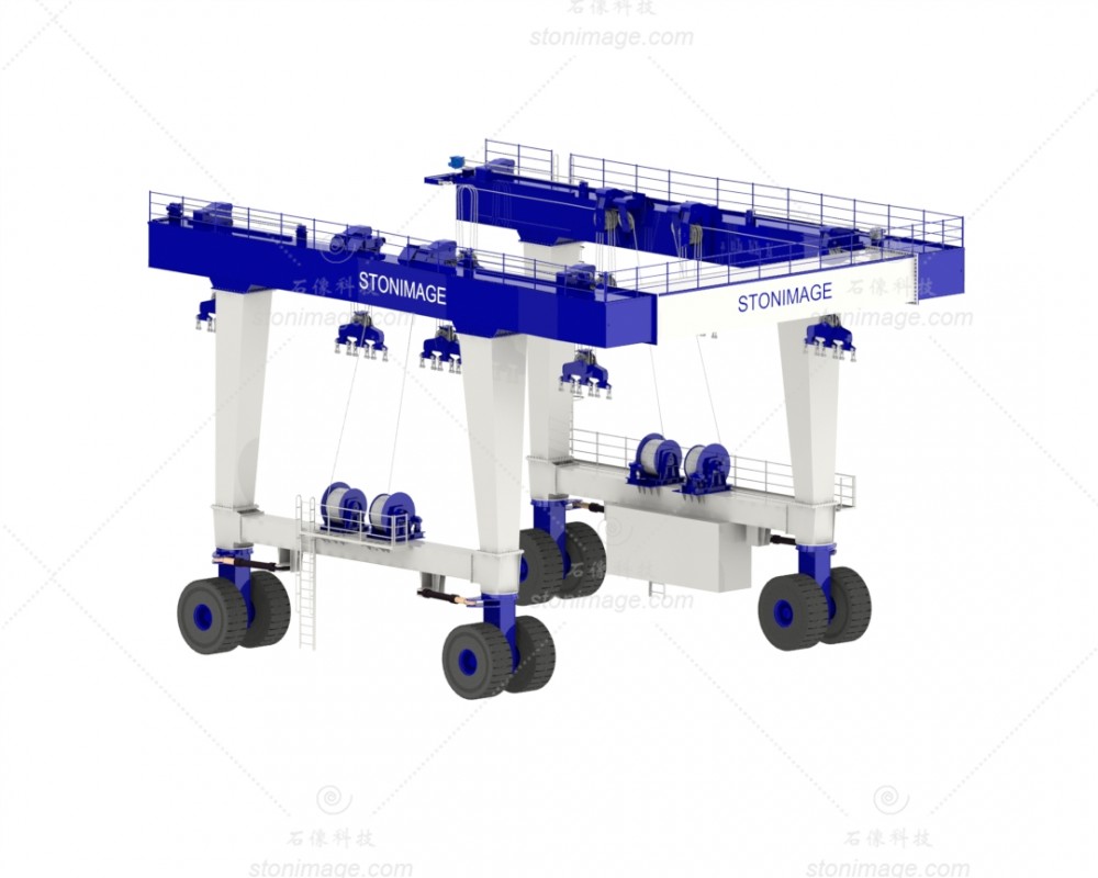 Grua móvel de barco