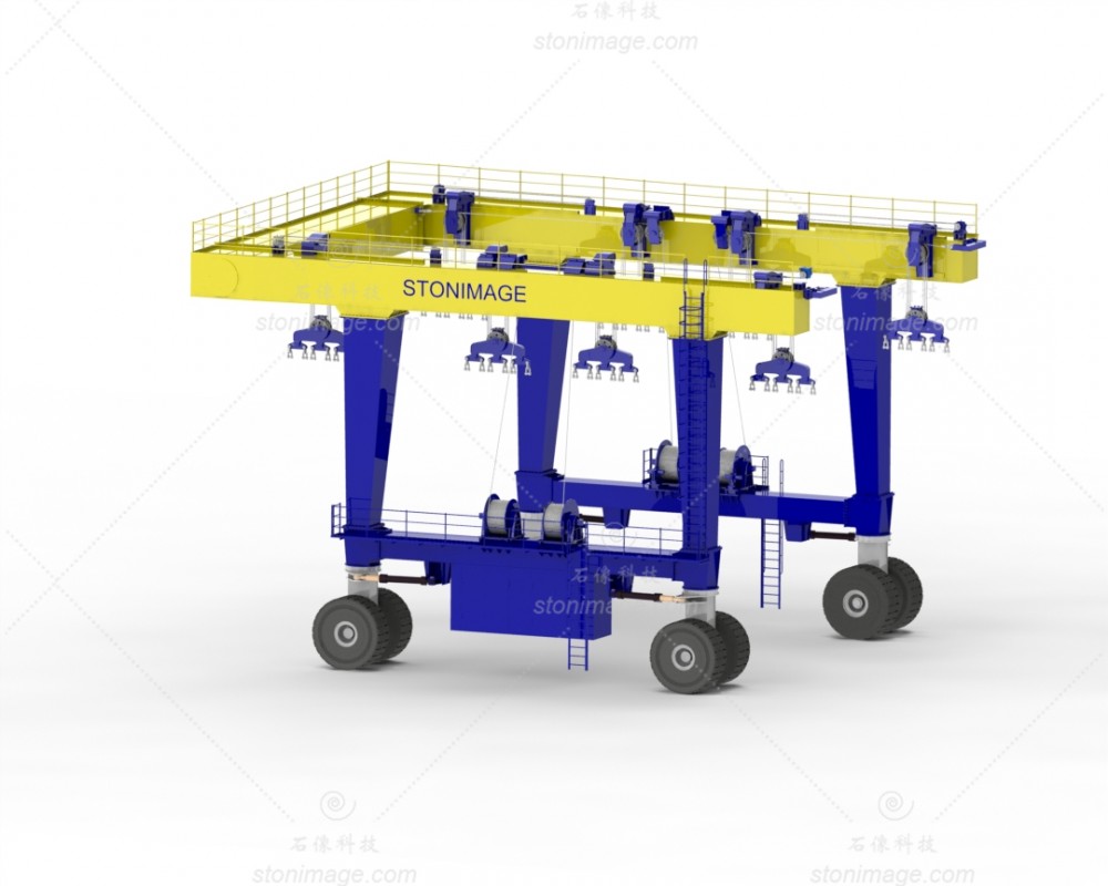 Grua móvel de barco