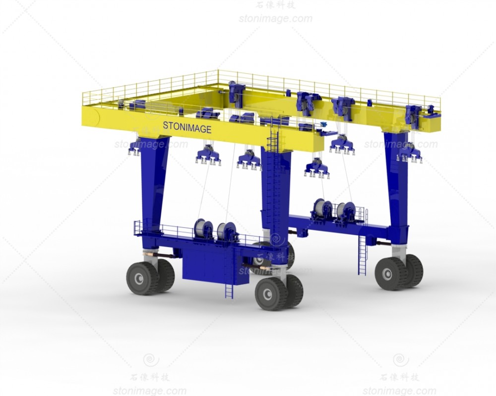 Grua móvel de barco